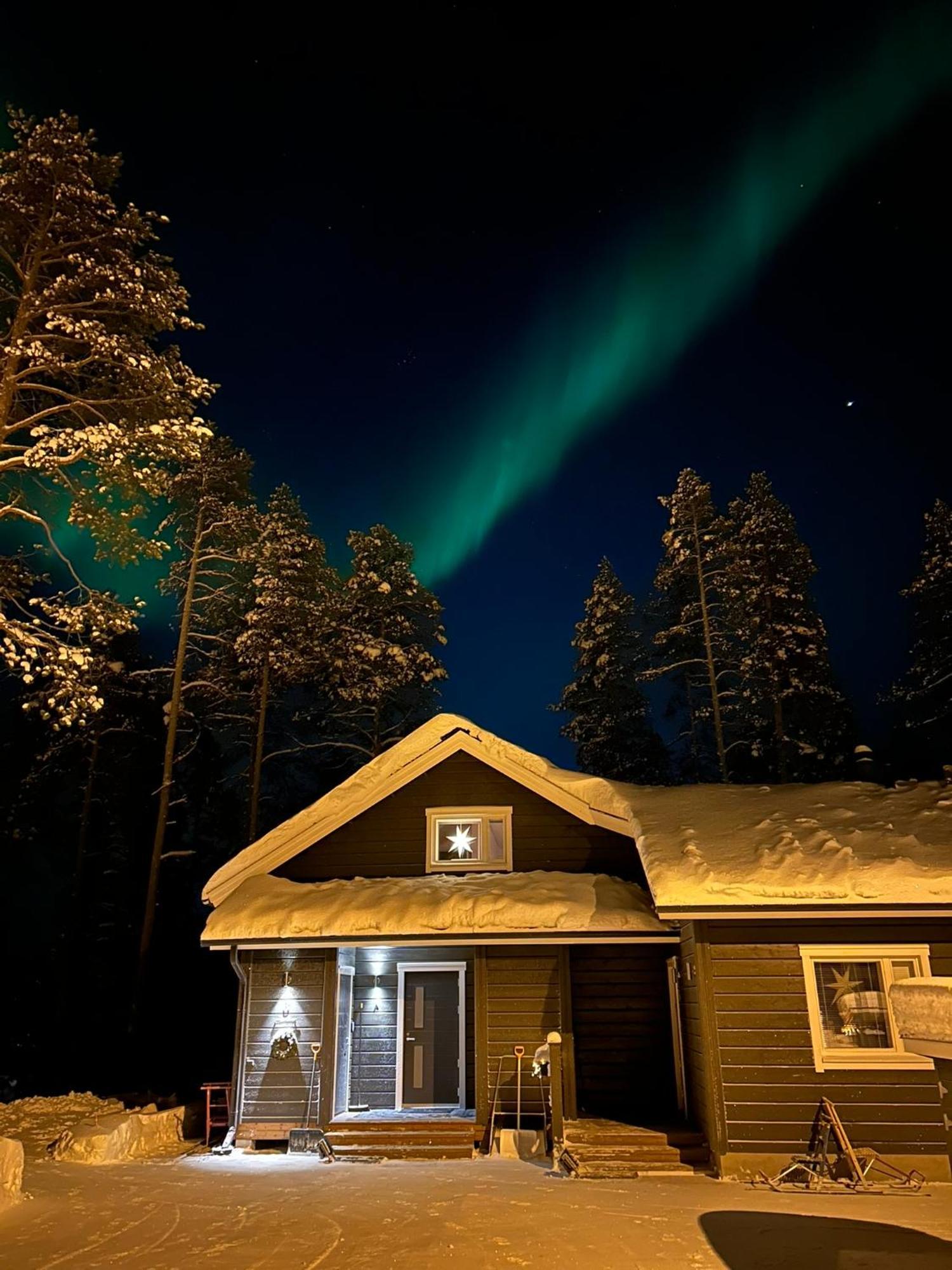 Villa Lumihelmi A & B Äkäslompolo المظهر الخارجي الصورة